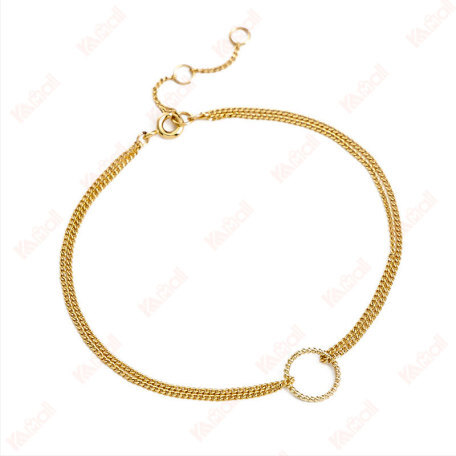 simple style single chain bracelet